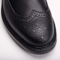 Argi Black vegan wingtip brogue - Afbeelding 4