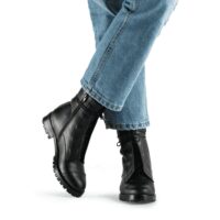 Jenny Hidden Laces Combat Vegan Boots - Afbeelding 2