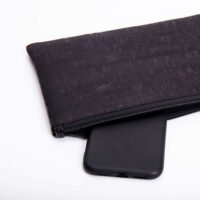 Lena Cork Black vegan portemonnee met polsbandje - Afbeelding 3