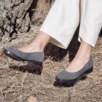 Lili Cotton vegan ballerina-damesschoenen - Afbeelding 5