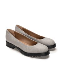 Lili Piñatex Grijze vegan ballerinaschoenen voor dames - Afbeelding 3