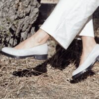 Lili Piñatex Grijze vegan ballerinaschoenen voor dames - Afbeelding 5