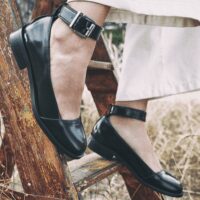 Lola Micro Black vegan ballerina-damesschoenen - Afbeelding 5