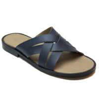 Luigi - Blauwe platte sandaal - Afbeelding 2