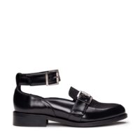 Luna Black Micro vegan loafer
