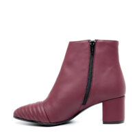 Marta Bordeaux - Enkellaars met blokhak - Afbeelding 3