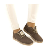 Pipa Brown - Platte schoenen met synthetisch bont - Afbeelding 2