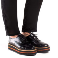 Sandra - Plateauschoen met veters - Afbeelding 2