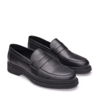 Sebas Zwarte vegan penny loafer - Afbeelding 3
