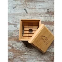 Bamboo Soap Dish with lid