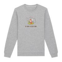 Be kind to every kind – Organic Unisex Sweatshirt - Afbeelding 3