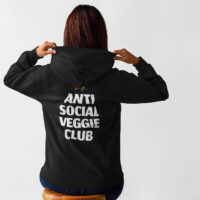 Anti Social Veggie Club – Organic Cotton Hoodie