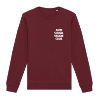 Anti Social Veggie Club – Organic Unisex Sweatshirt - Afbeelding 7