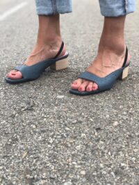 Ananas Bleu Peep Toe - Afbeelding 2