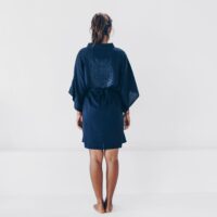 Kimono – barong – navy blauw - Afbeelding 8