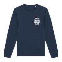 Anti Social Veggie Club – Organic Unisex Sweatshirt - Afbeelding 4