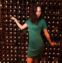 Jurk – gerecycled katoen – groen