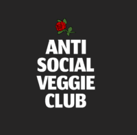 Anti Social Veggie Club – Organic Unisex Sweatshirt - Afbeelding 2