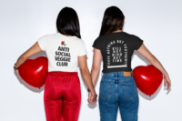 Anti Social Veggie Club – Organic Cotton Tee - Afbeelding 3