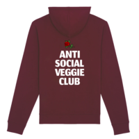 Anti Social Veggie Club – Organic Cotton Hoodie - Afbeelding 6
