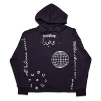 Earthling – Crop Hoodie – Black - Afbeelding 4