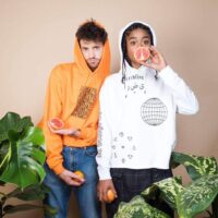 Earthling – Crop Hoodie – White - Afbeelding 8