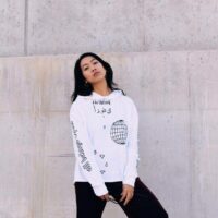 Earthling – Crop Hoodie – White - Afbeelding 9