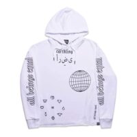 Earthling – Crop Hoodie – White - Afbeelding 5