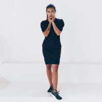 Jurk – biologisch katoen – zwart - Afbeelding 6