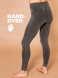 Essential Legging – Organic Cotton Tie Dye Gray