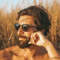 Ganges – Unisex Wood and Bio Acetate Sunglasses - Afbeelding 4