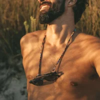 Black & White – Boho Sunglasses Strap - Afbeelding 4