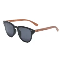 Mira – Unisex Wood and Bio Acetate Sunglasses - Afbeelding 2