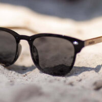 Mira – Unisex Wood and Bio Acetate Sunglasses - Afbeelding 3