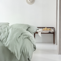 100% tencel dekbedovertrek single (140 x 220) - Afbeelding 4