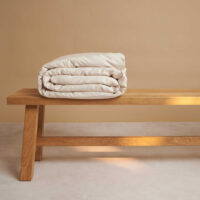 Tencel dekbedovertrek beige 240 x 220 cm - Afbeelding 6