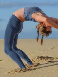 Essential Legging – Organic Cotton Tie Dye Indigo