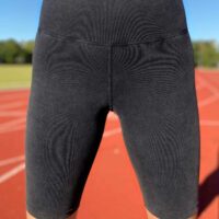 Essential Biker Shorts – Organic Cotton Tie Dye Black