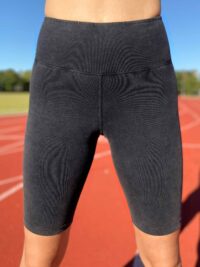 Essential Biker Shorts – Organic Cotton Tie Dye Black