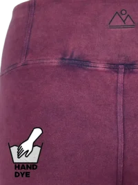 Essential Biker Shorts – Organic Cotton Tie Dye Violet - Afbeelding 7