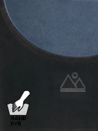 Reversible Crop Tank – Tie Dye Indigo - Afbeelding 10