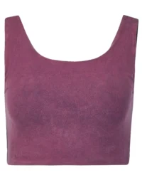Reversible Crop Tank – Tie Dye Violet - Afbeelding 5