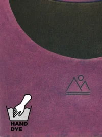 Reversible Crop Tank – Tie Dye Violet - Afbeelding 7