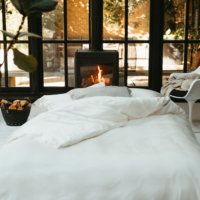 100% tencel dekbedovertrek single (140 x 200) - Afbeelding 4