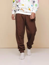 Brown Sweatpants Uni - Afbeelding 2