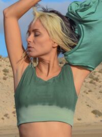 Reversible Crop Tank Tie Dye Green - Afbeelding 3