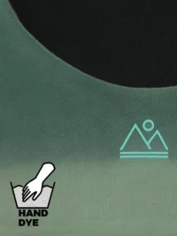 Reversible Crop Tank Tie Dye Green - Afbeelding 6