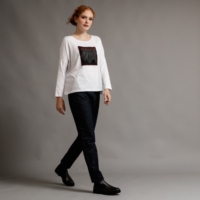 Camiseta blanca HAMMEL - Afbeelding 4