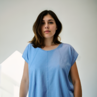 Camiseta azul Daisy - Afbeelding 3