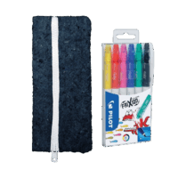Blue Scribbles Pencil Case - Afbeelding 6